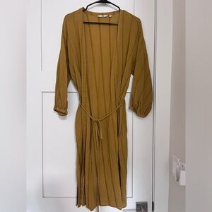 Uniqlo mustard kimono